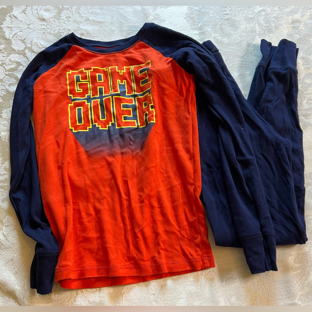 Gap Cotton Long Sleeve Big Boys Cotton Gamer Pajamas